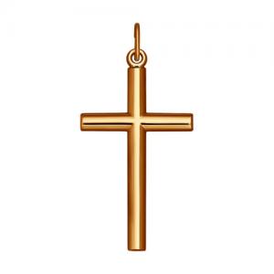 Католический крест из золота