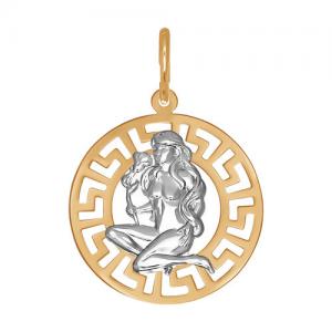 Подвеска «Знак зодиака Дева» из золота