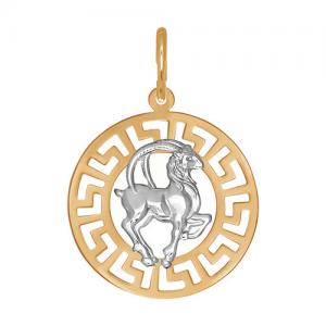Подвеска «Знак зодиака Козерог» из золота