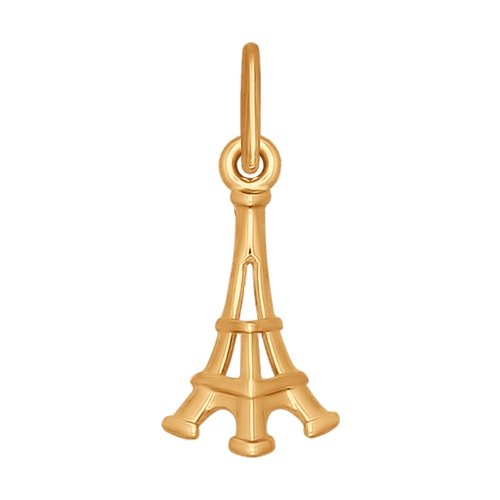 Золотая подвеска «Эйфелева башня»