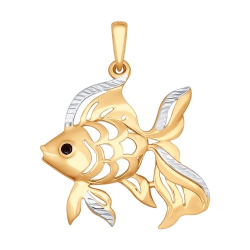 Подвеска «Рыба» из золота