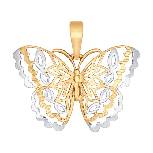 Подвеска из золота «Бабочка»