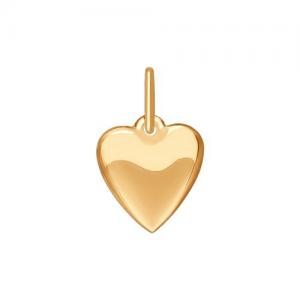 Подвеска «Сердце» из золота