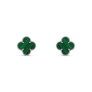Kõrvarõngad Clover Jewellery Malahhiit