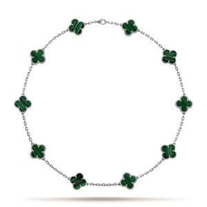 Kaelakee Clover Jewellery Malahhiit