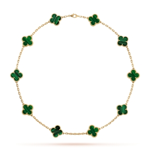Kaelakee Clover Jewellery Malahhiit