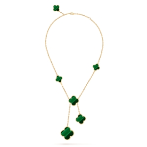 Kaelakee Clover Jewellery Malahhiit