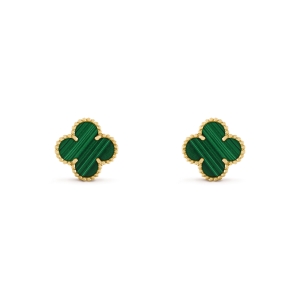 Kõrvarõngad Clover Jewellery Malahhiit