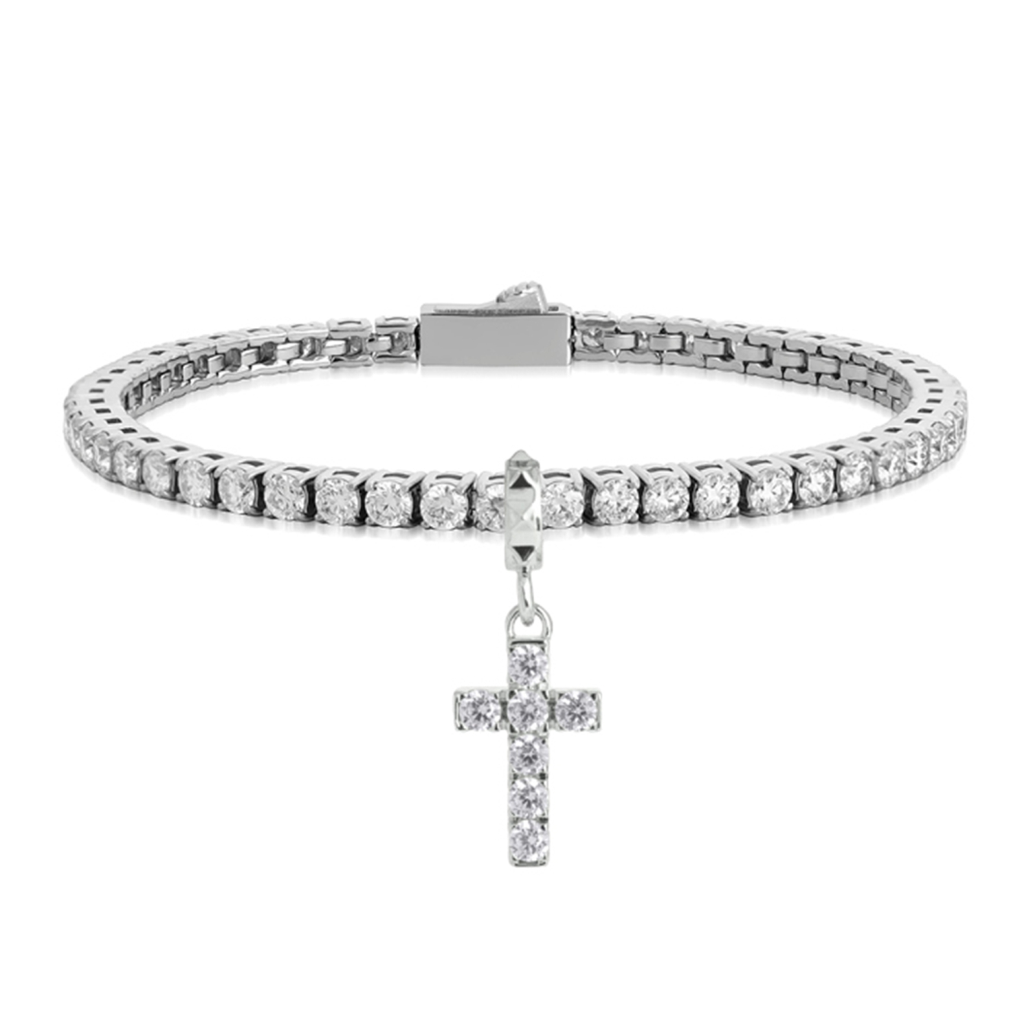 John Richmond 17cm tennis bracelet
