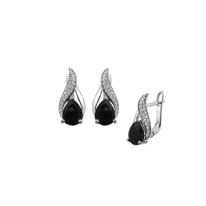 Серебряные серьги,