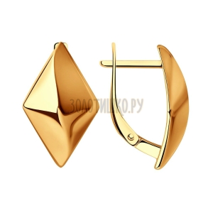 Kullatud hõbedast kõrvarõngad, 93-120-00610-1