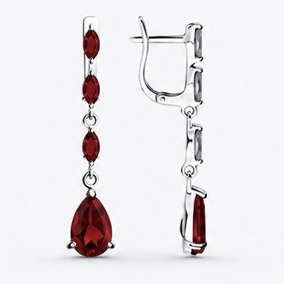 Серебряные серьги