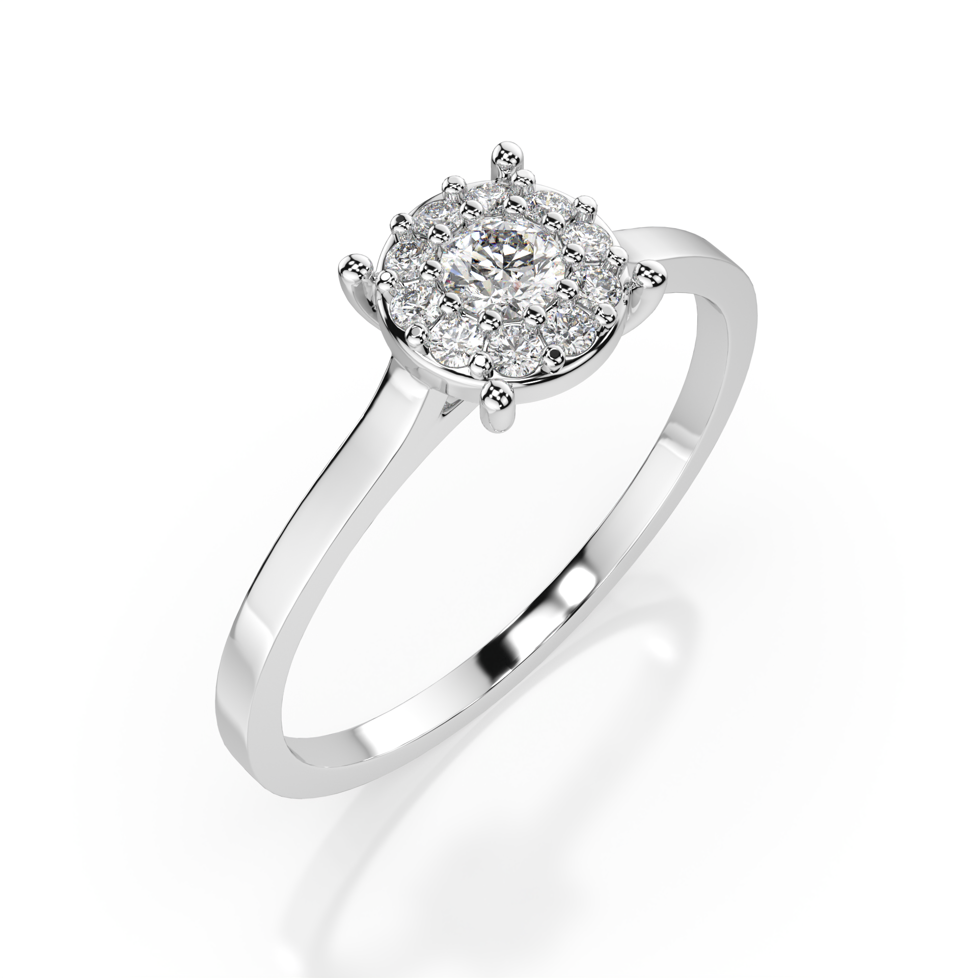 Sõrmus Solitaire Eternity