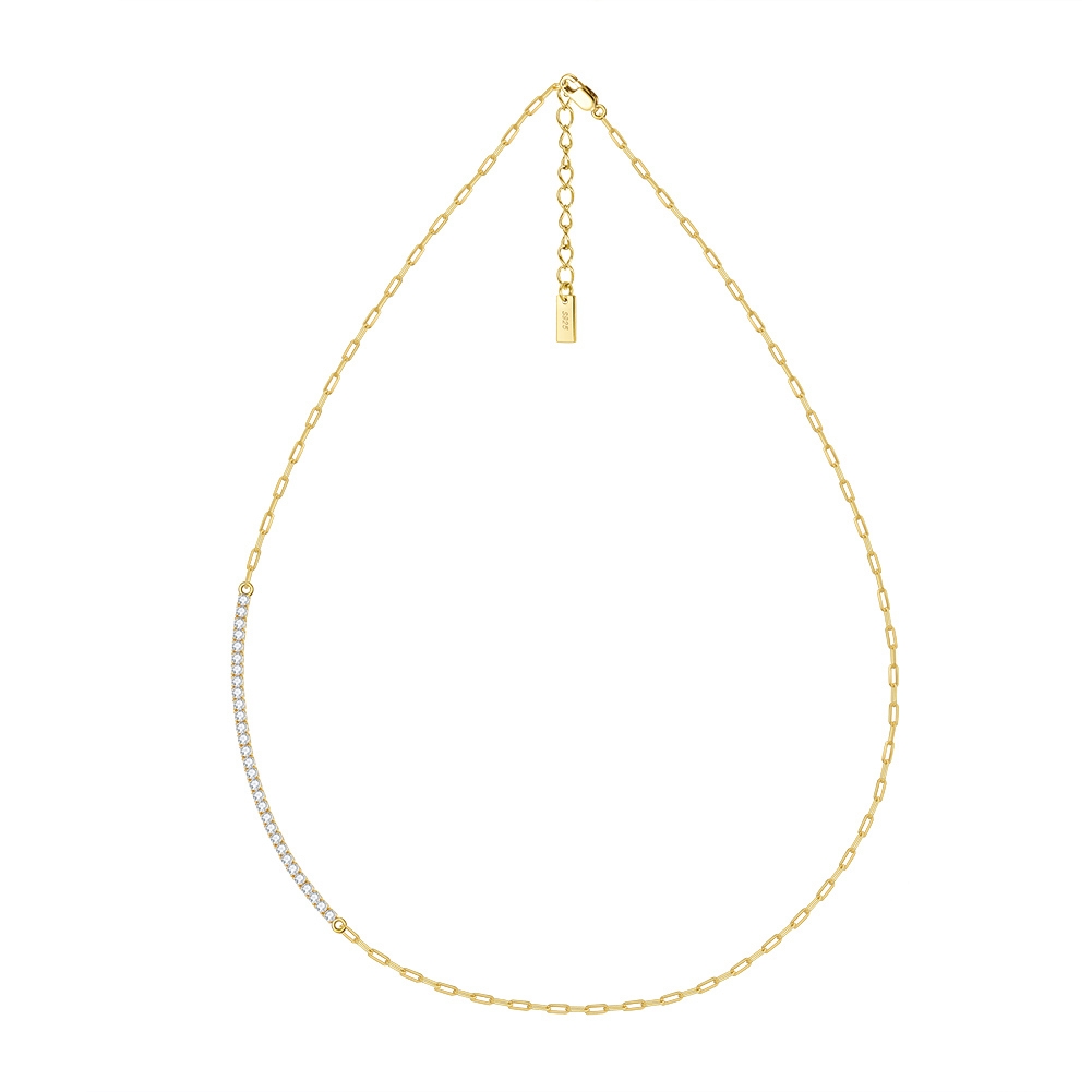 Серебряное колье 925 пробы