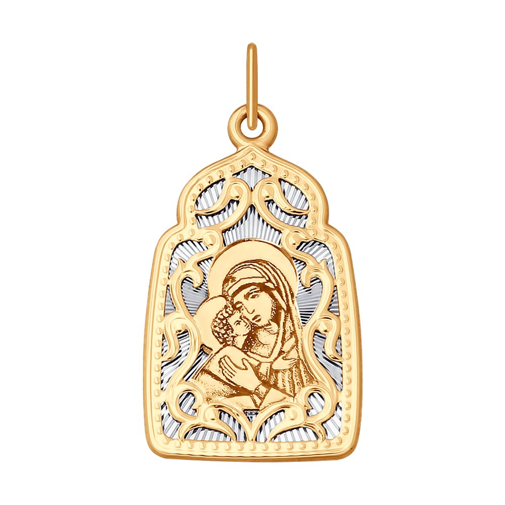 Икона с ликом Владимирской Божией Матери