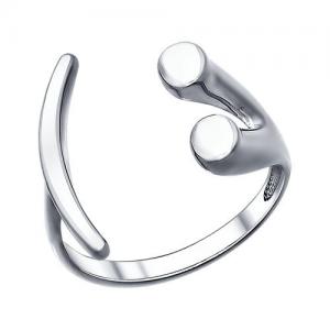 Кольцо из серебра «Улыбающийся смайлик»