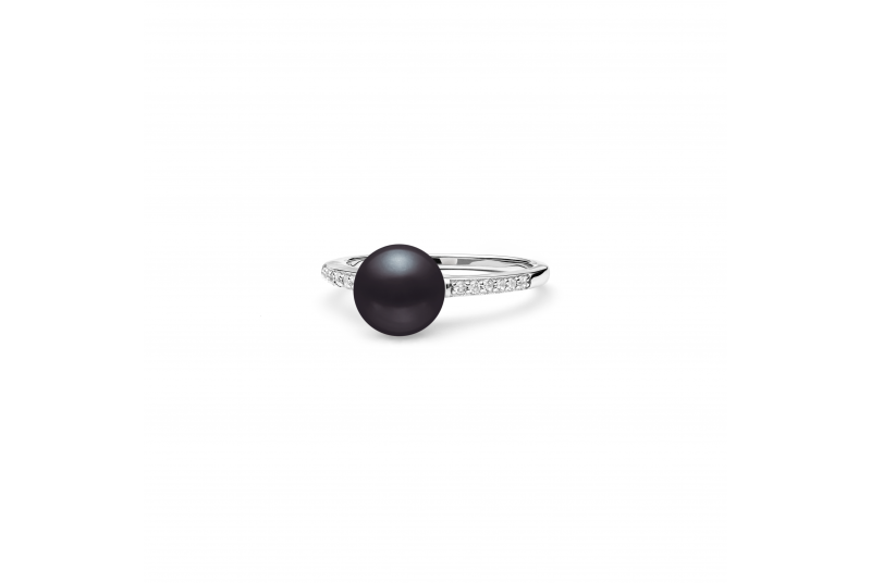 Sõrmus SK21109R Must pärl