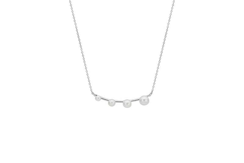 Ожерелье SK23492N Белый жемчуг