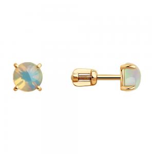 Kuldkõrvarõngad opaalidega