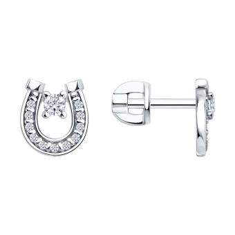 Hõbekõrvarõngad tsirkooniumitega