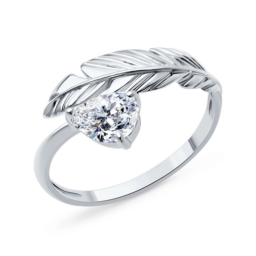 Hõbesõrmus tsirkooniumiga