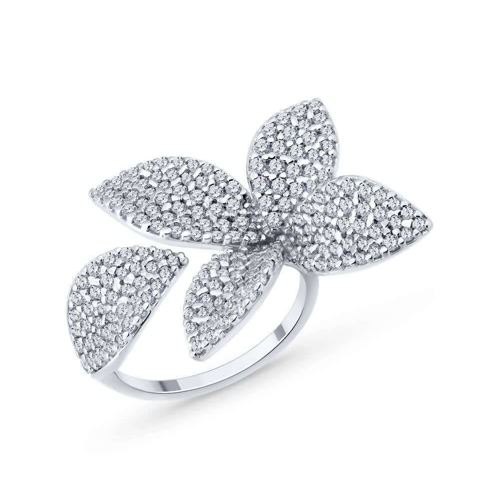 Hõbesõrmus tsirkooniumitega