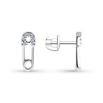 Hõbekõrvarõngad tsirkooniumitega