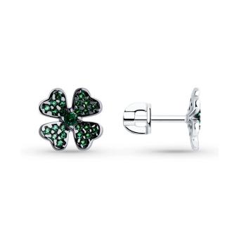 Hõbekõrvarõngad tsirkooniumitega