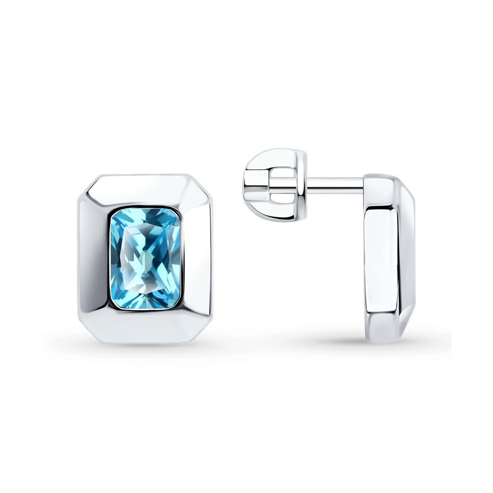 Hõbekõrvarõngad tsirkooniumitega