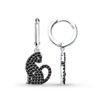 Hõbekõrvarõngad tsirkooniumitega