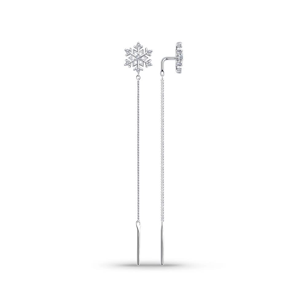 Hõbekõrvarõngad tsirkooniumitega