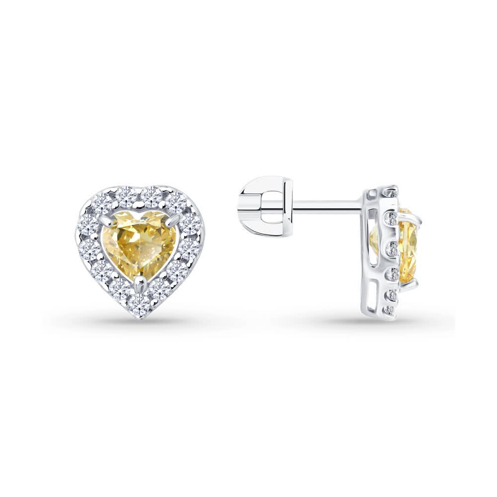 Hõbekõrvarõngad tsirkooniumitega