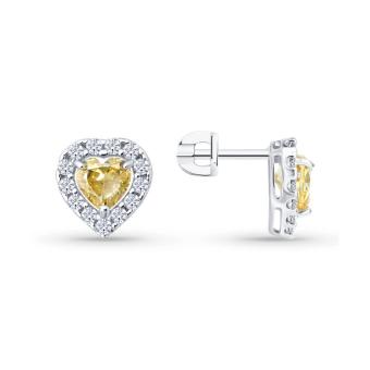 Hõbekõrvarõngad tsirkooniumitega