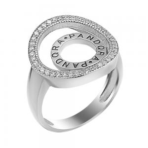 Серебряное кольцо в стиле Pandora