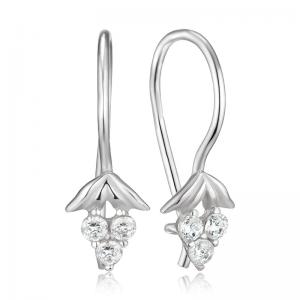 Серьги арт.2125550/9 Кубик Циркония