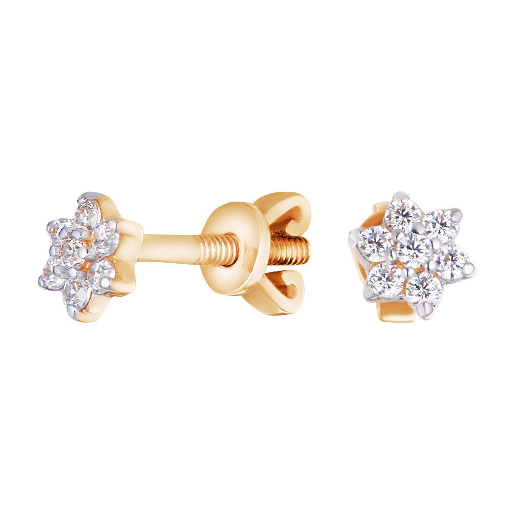 Серьги арт.1125406 Кубик Циркония