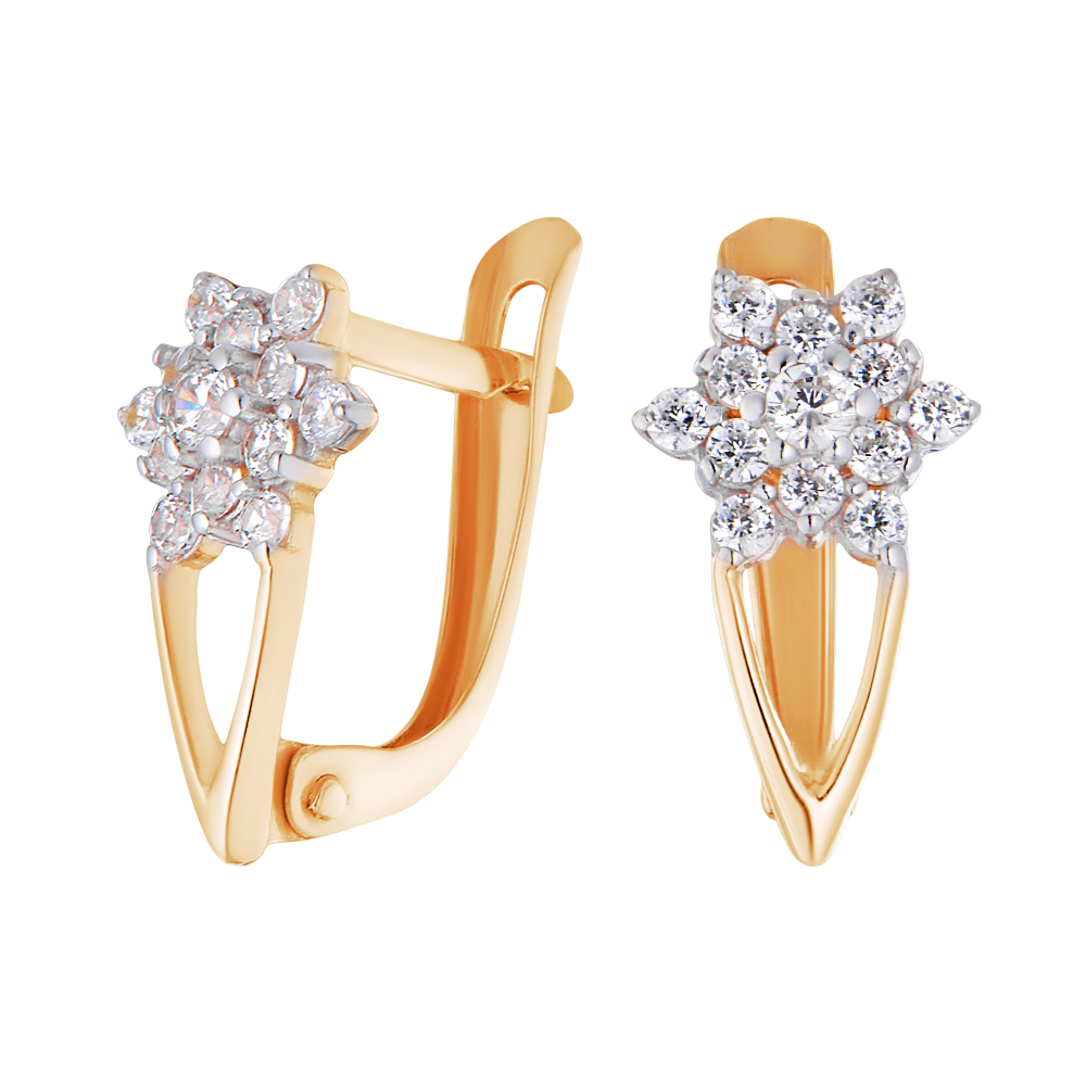Серьги арт.1127311 Кубик Циркония