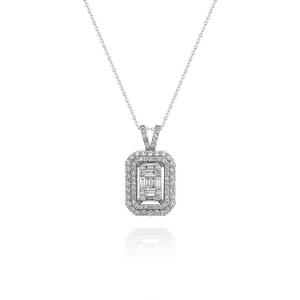 Ожерелье с бриллиантом 0,72 карат
