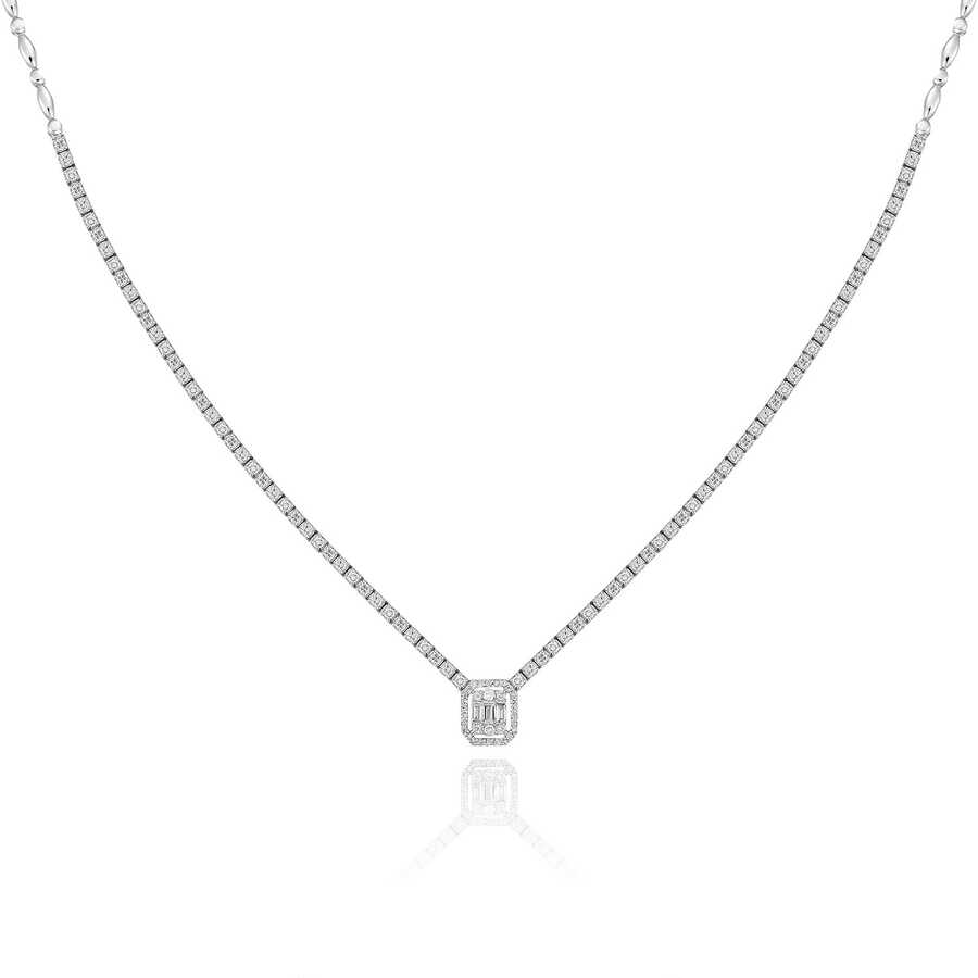 Ожерелье с бриллиантом 1,49 карат