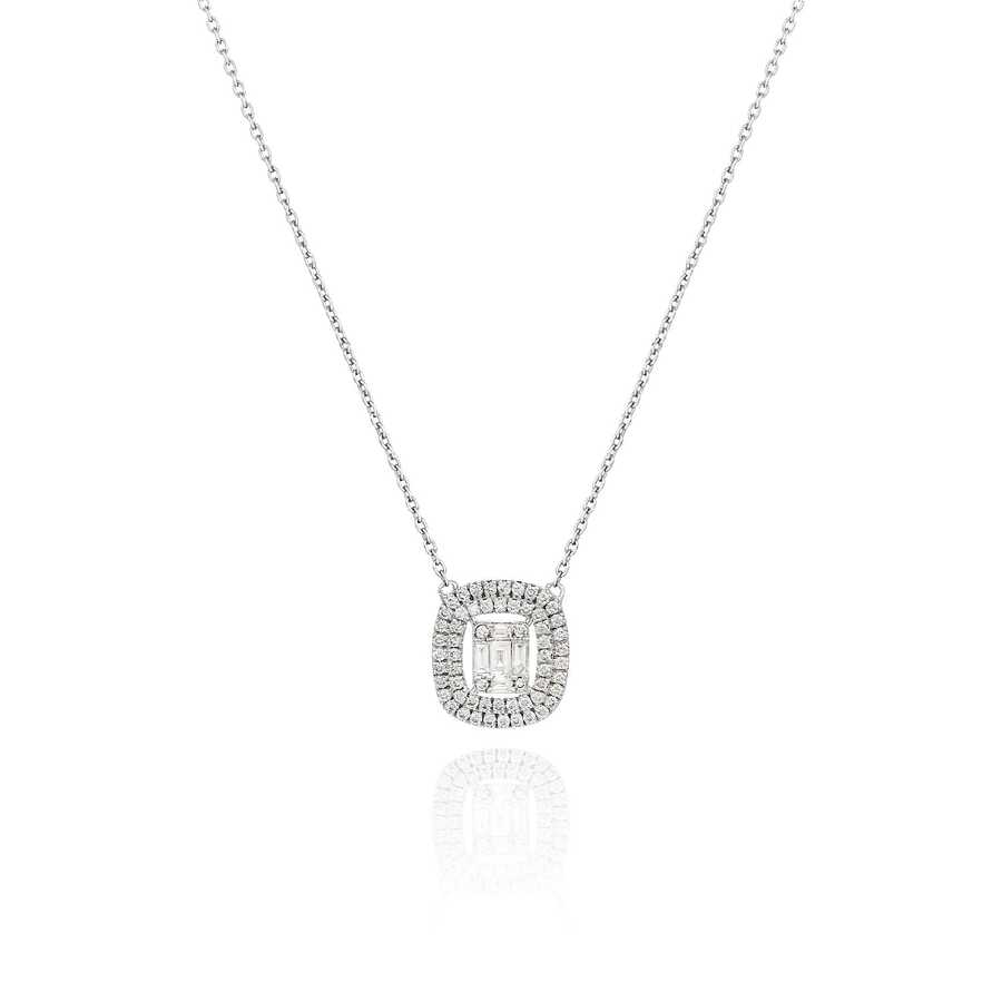 Ожерелье с бриллиантом 0,53 карат