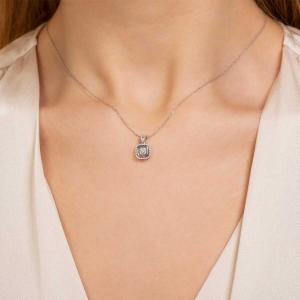 Ожерелье с бриллиантом 0,20 карат