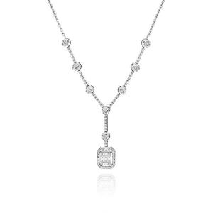 Ожерелье с бриллиантом 0,15 карат