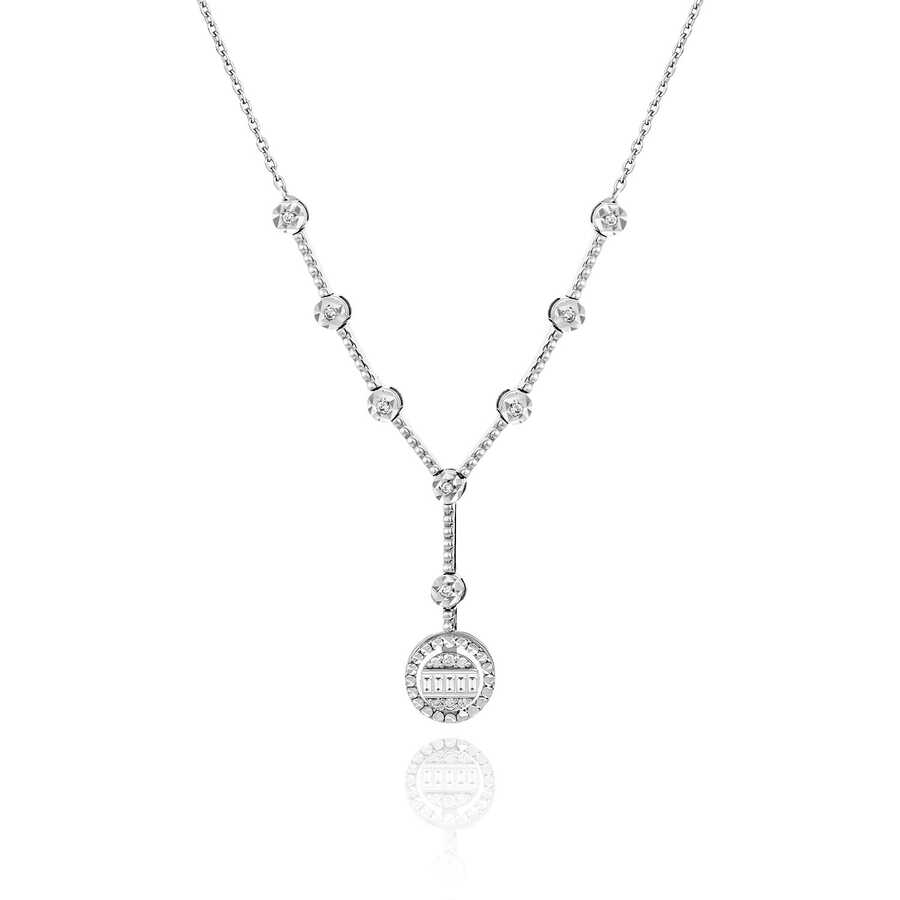 Ожерелье с бриллиантом 0,19 карат
