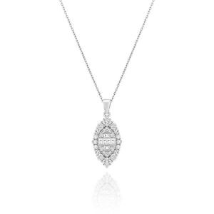 Ожерелье с бриллиантом 0,48 карат
