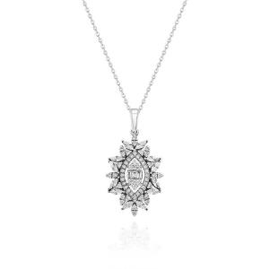 Ожерелье с бриллиантом 0,27 карат