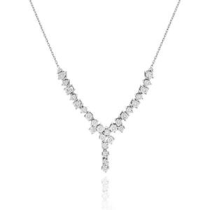 Ожерелье с бриллиантом 0,14 карат