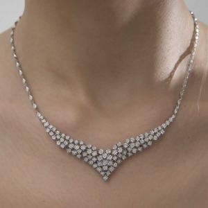 Ожерелье с бриллиантом 0,55 карат