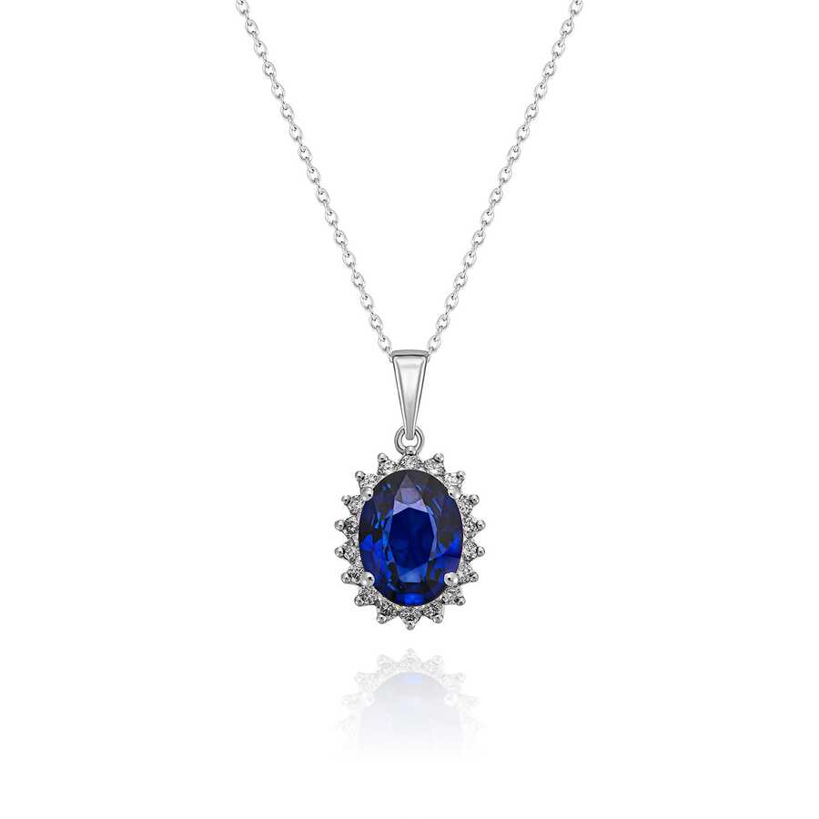 Ожерелье с бриллиантом 1,98 карат