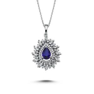 Ожерелье с бриллиантом 0,98 карат