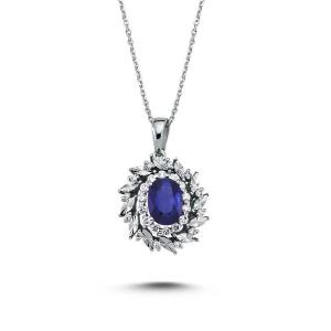 Ожерелье с бриллиантом 1,22 карат
